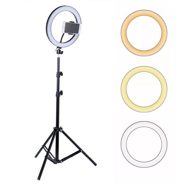 Aro De Luz 26cms Con Trípode Ajustable